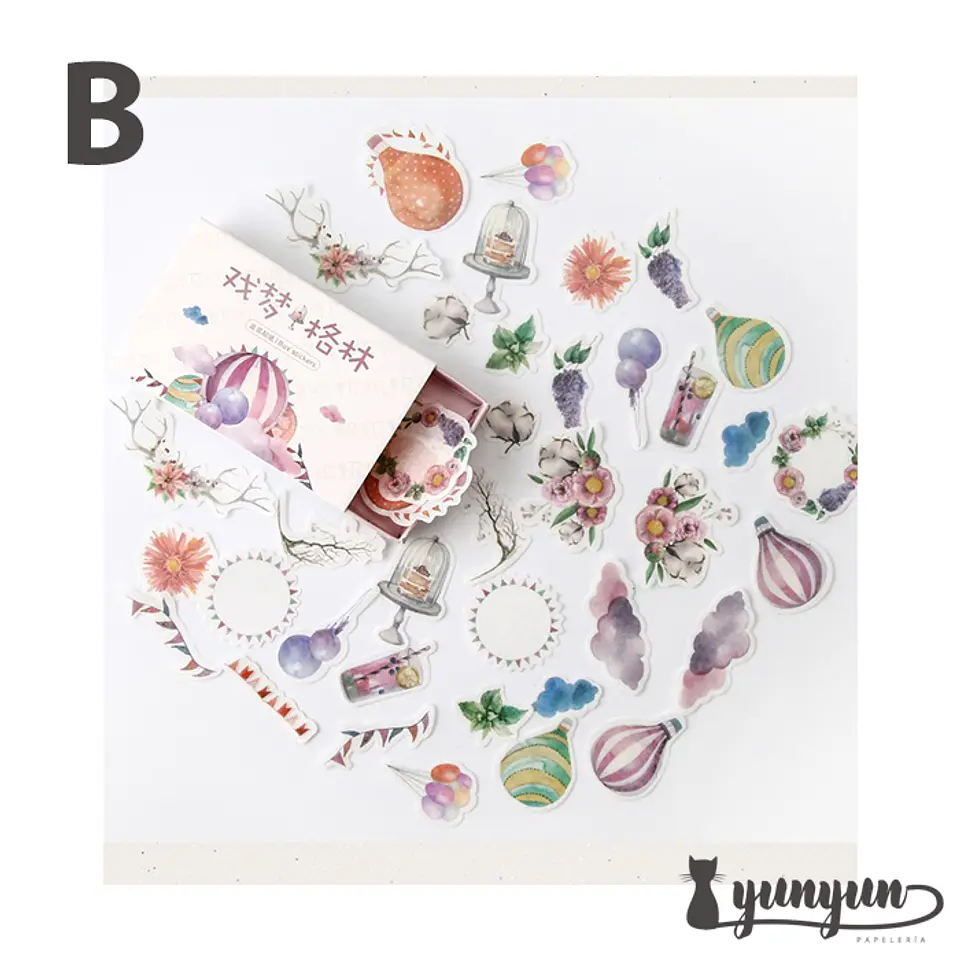 Vintage Sticker Box II - 40 pzas 3