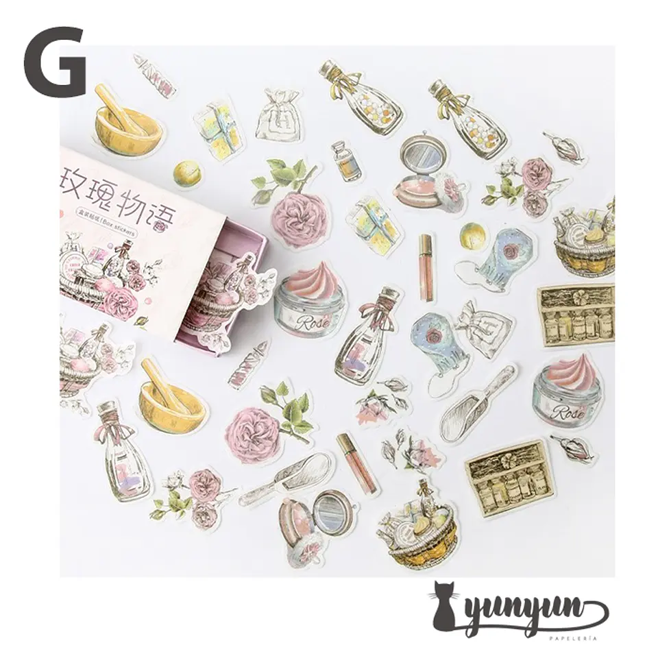 Vintage Sticker Box II - 40 pzas 6