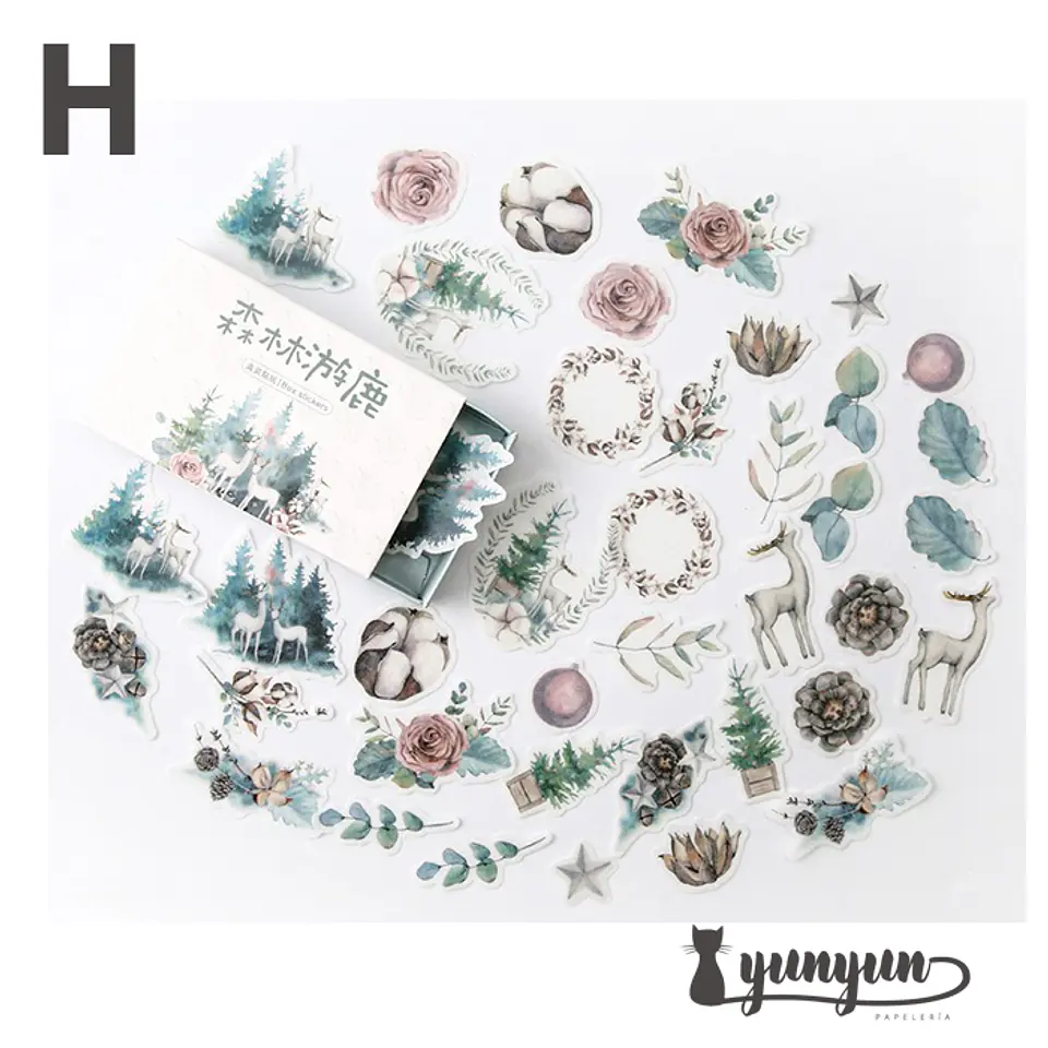 Vintage Sticker Box II - 40 pzas 7