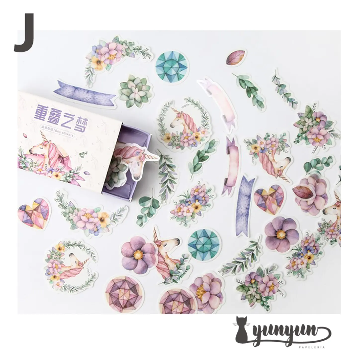 Vintage Sticker Box II - 40 pzas 8