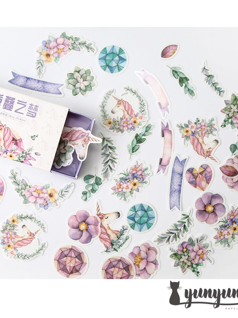 Vintage Sticker Box II - 40 pzas 8