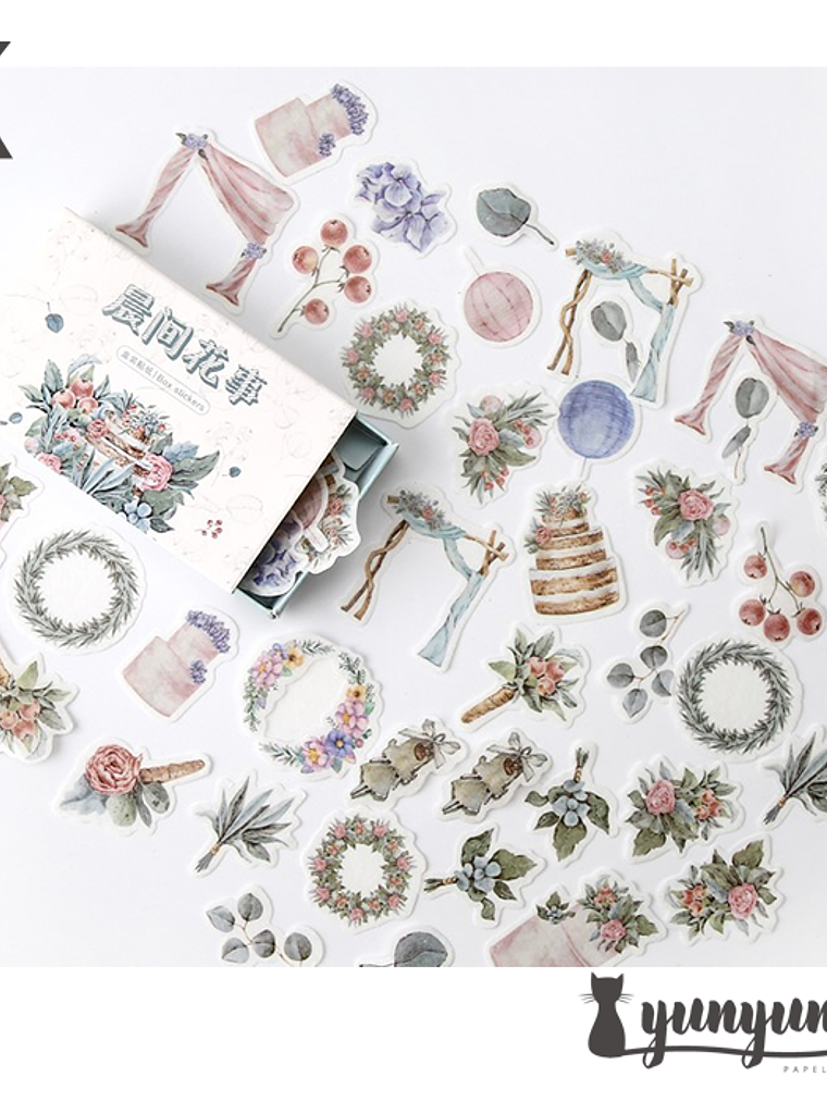 Vintage Sticker Box II - 40 pzas 9