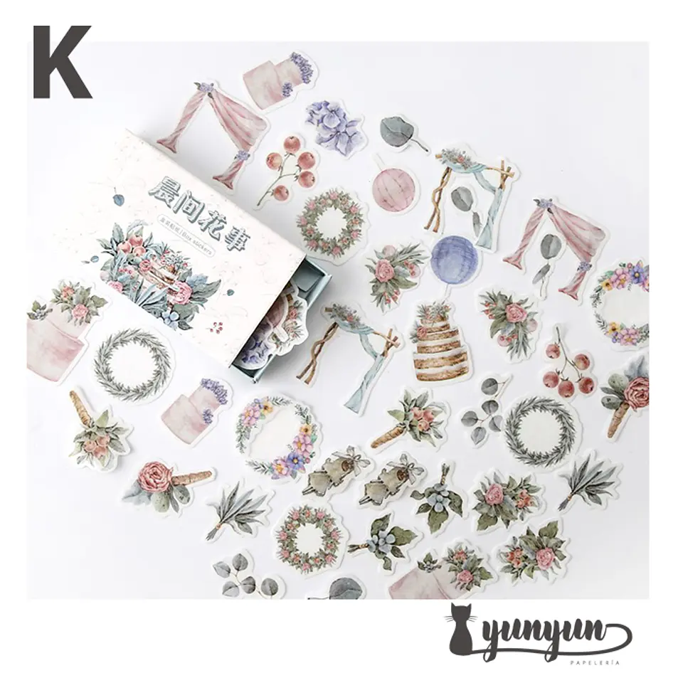 Vintage Sticker Box II - 40 pzas 9