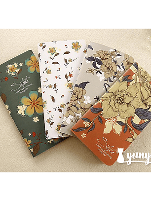 Libreta Floral - 17cm