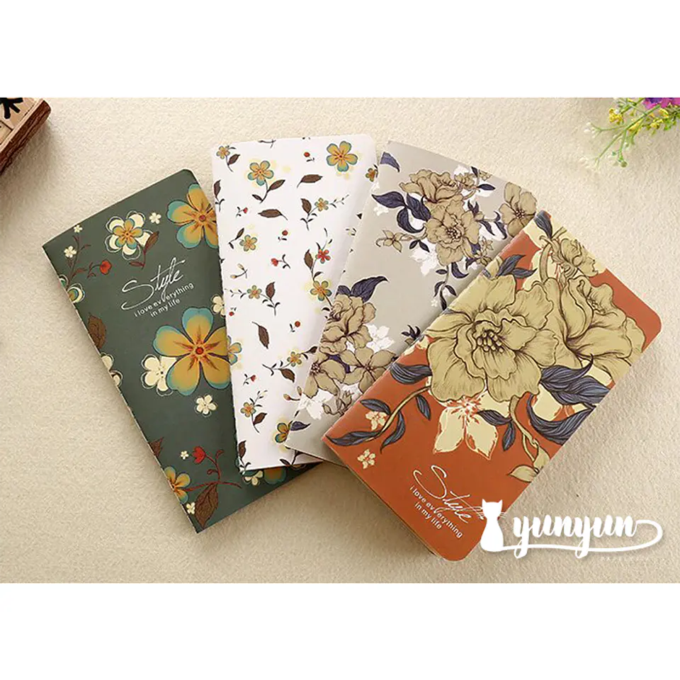Libreta Floral - 17cm 1