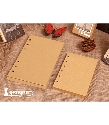 Respuesto Cuaderno Binder - Hojas Craft