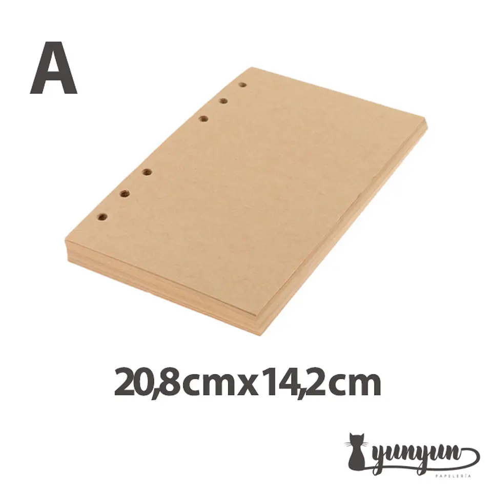 Respuesto Cuaderno Binder - Hojas Craft 3