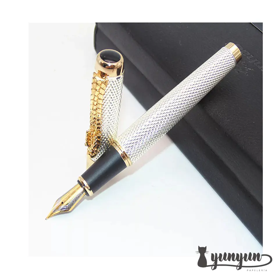Pluma JINHAO 1200 - Plateado 1