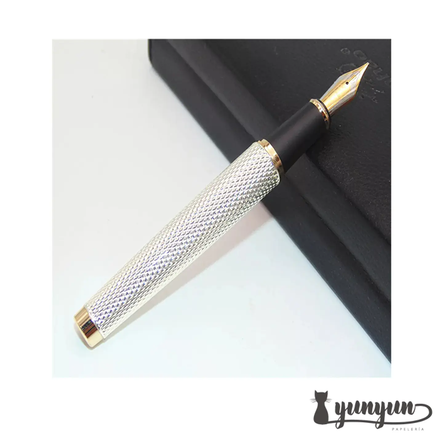 Pluma JINHAO 1200 - Plateado 3