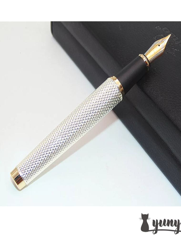 Pluma JINHAO 1200 - Plateado 3