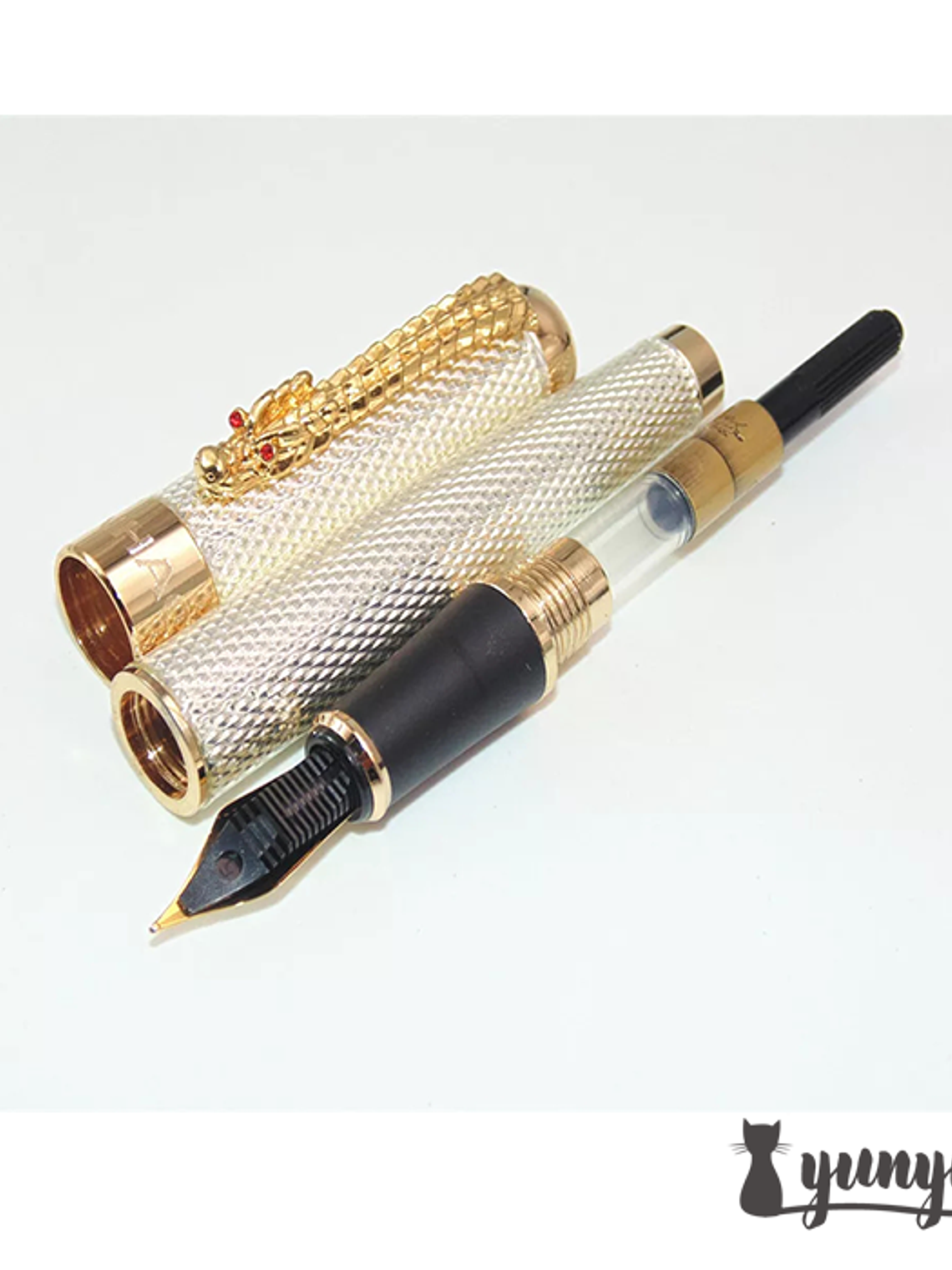 Pluma JINHAO 1200 - Plateado 4