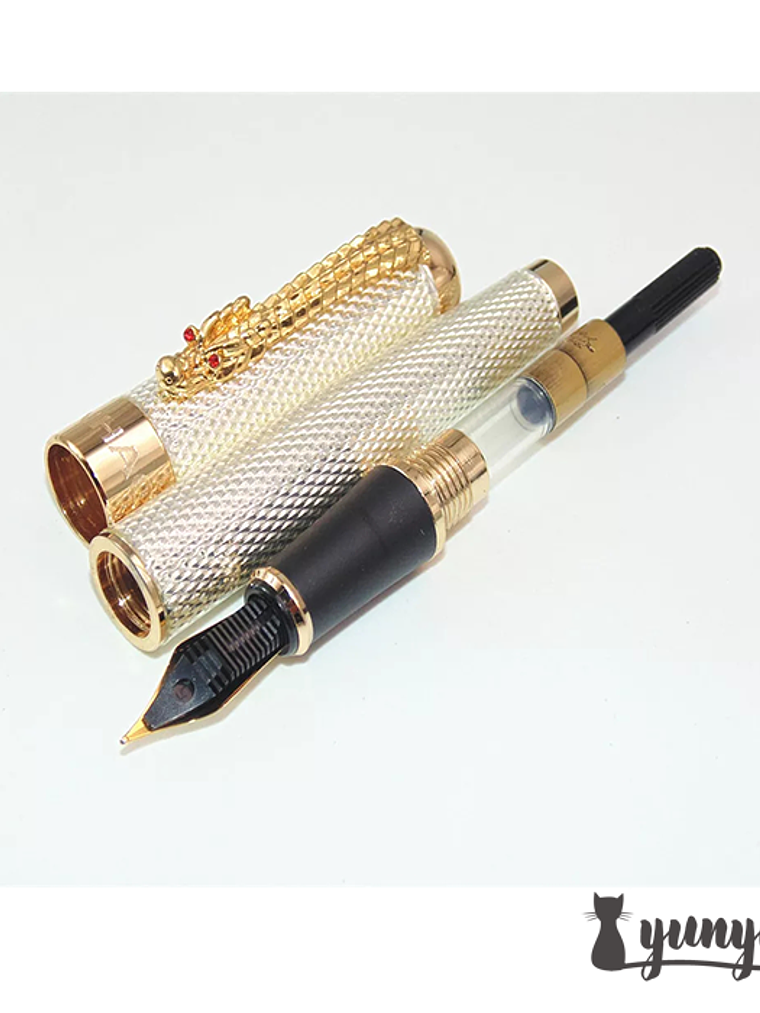 Pluma JINHAO 1200 - Plateado 4