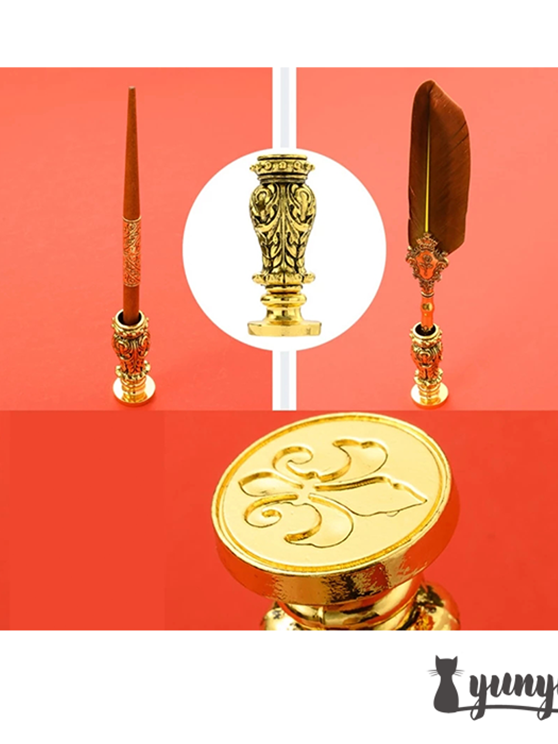 Kit Pluma de Inmersión & Lacre - Mapa Mundi 4