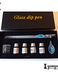Kit Glass Dip Pen - 4 Tintas