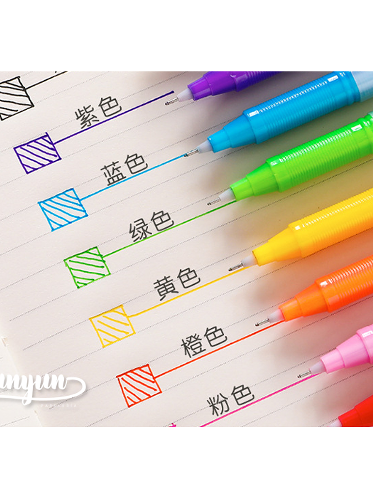 Lápices Gel - Colourful 8 2