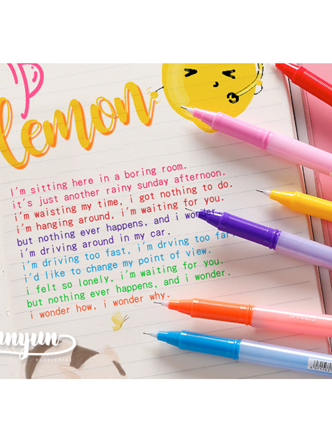 Lápices Gel - Colourful 8 4