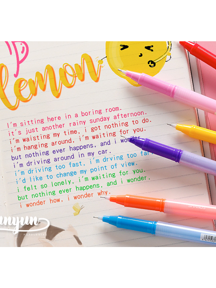 Lápices Gel - Colourful 8 4