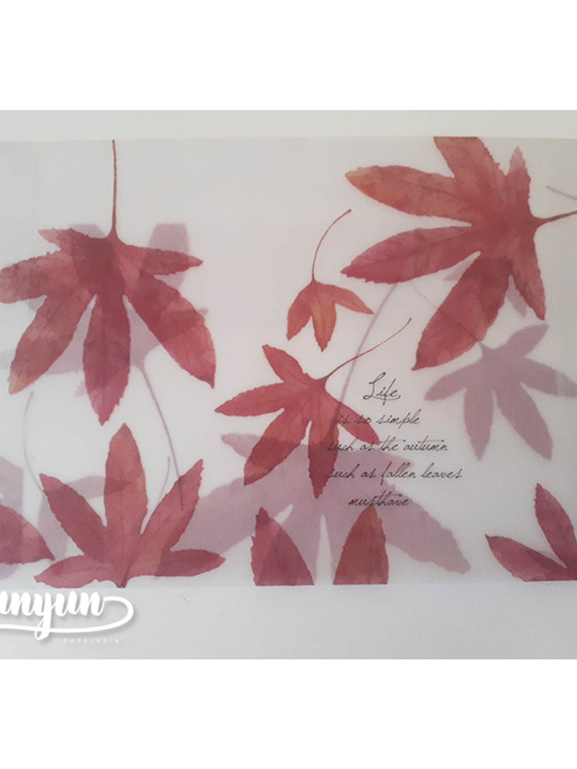 Sobres Otoño Papel Diamente 12 pzas - 16cm 3