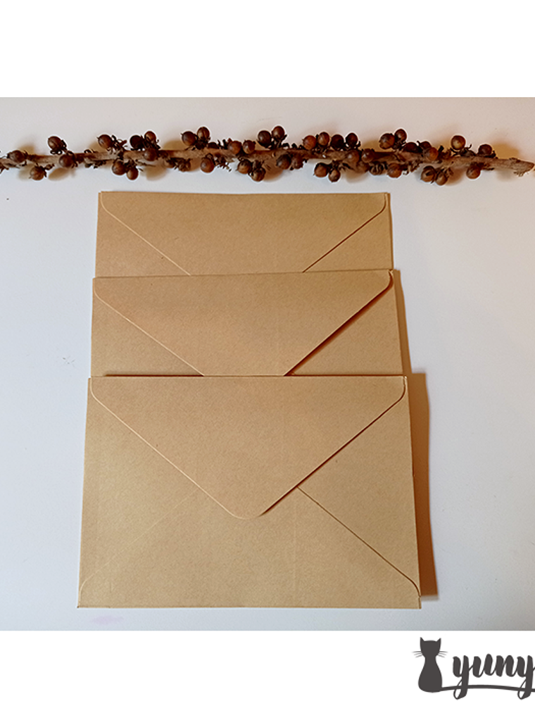 Sobres Kraft II 10 pzas - 16x11cm 5