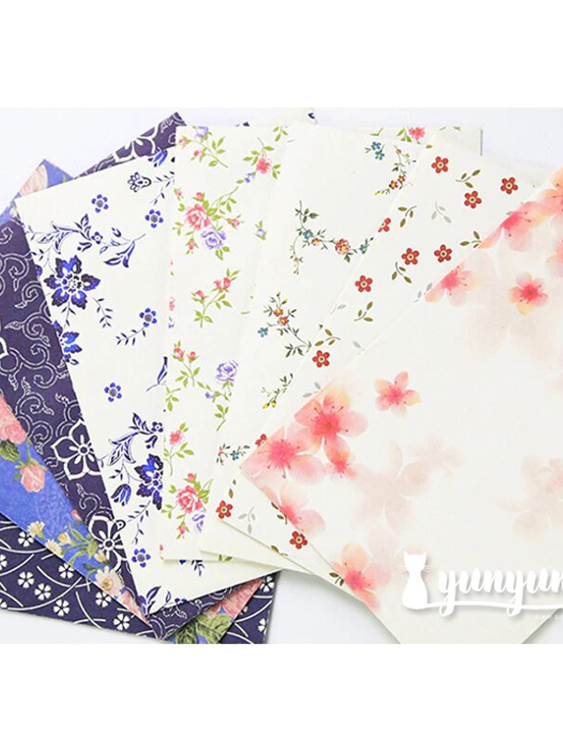 Set Sobres Floral - 9 pzas 1