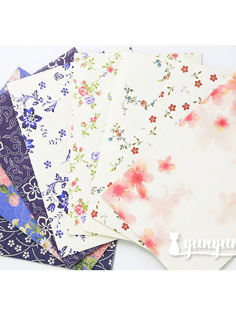 Set Sobres Floral - 9 pzas 1