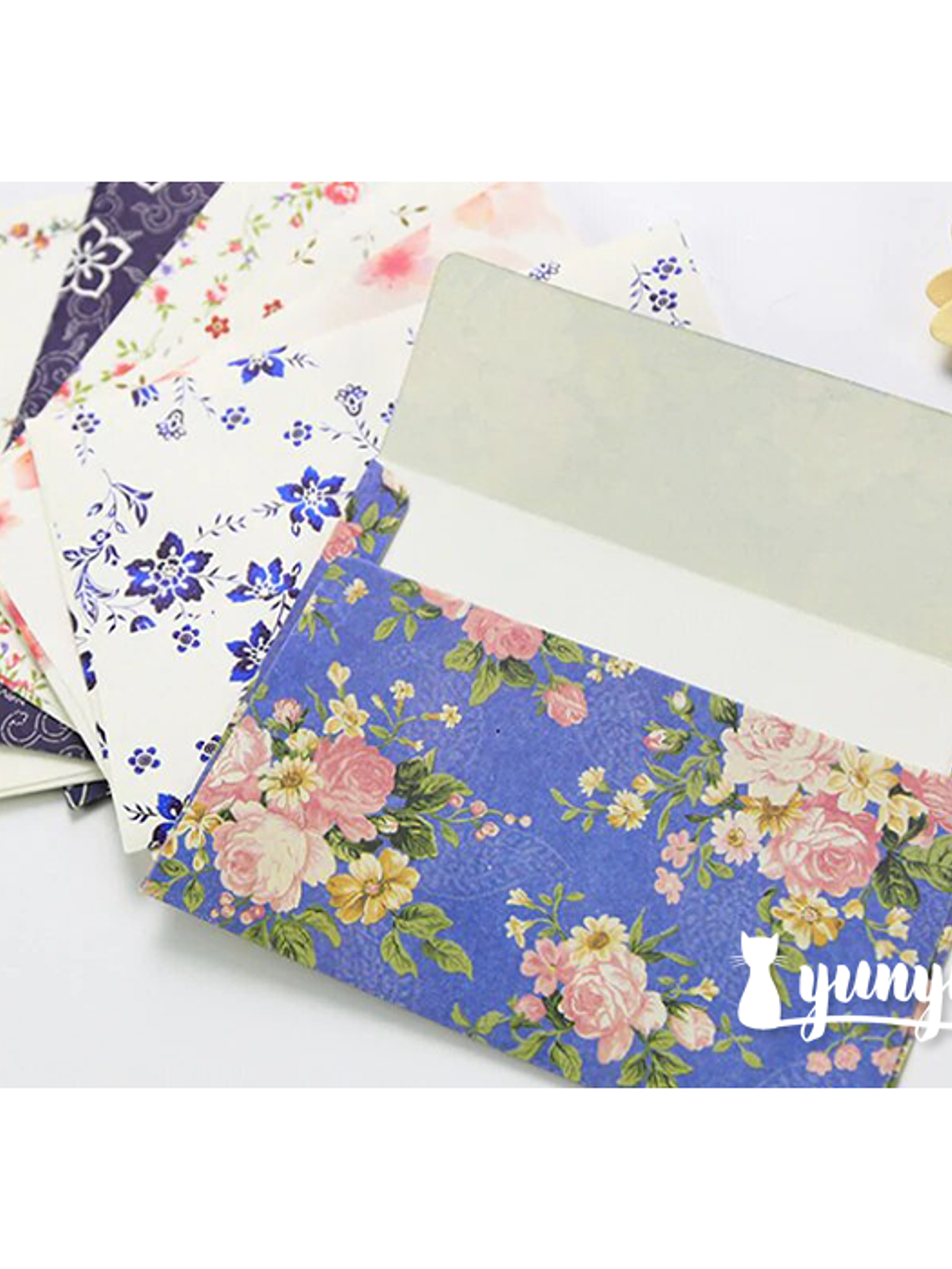 Set Sobres Floral - 9 pzas 2