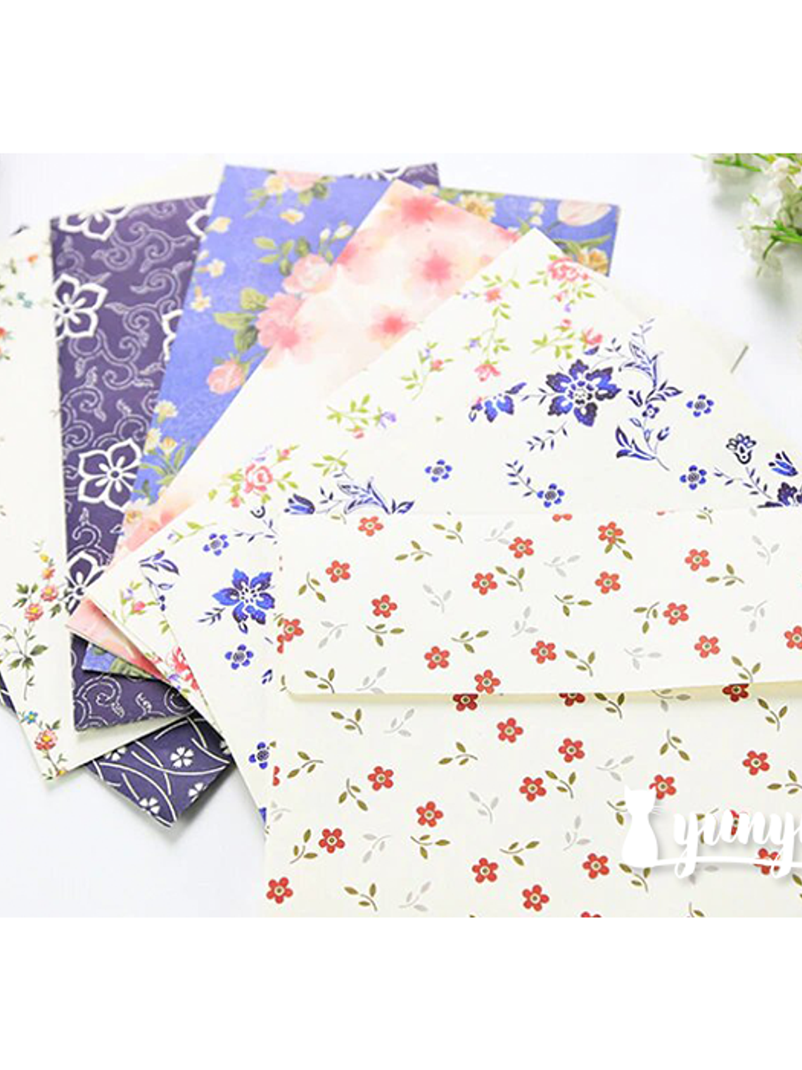 Set Sobres Floral - 9 pzas 3