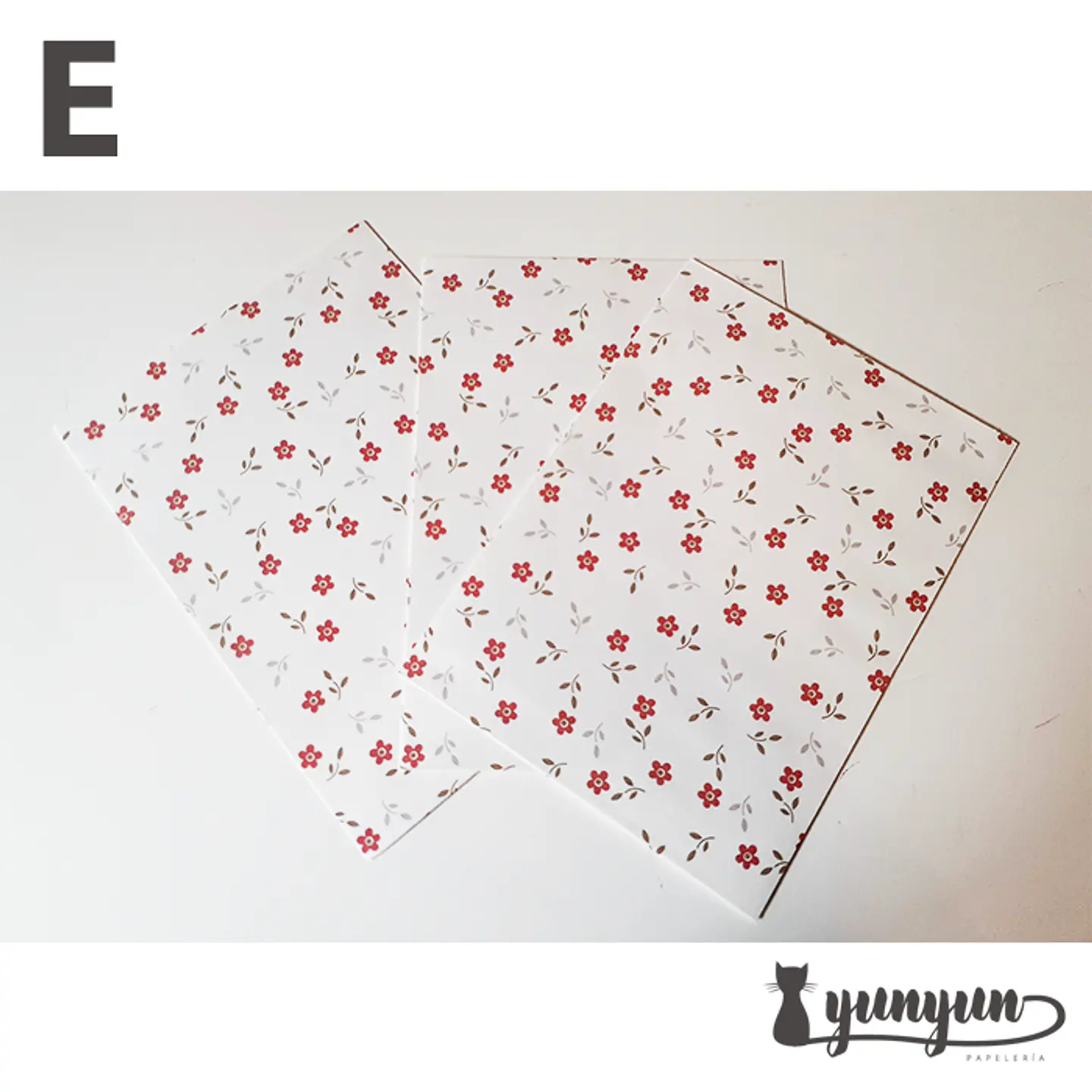 Set Sobres Floral - 9 pzas 7