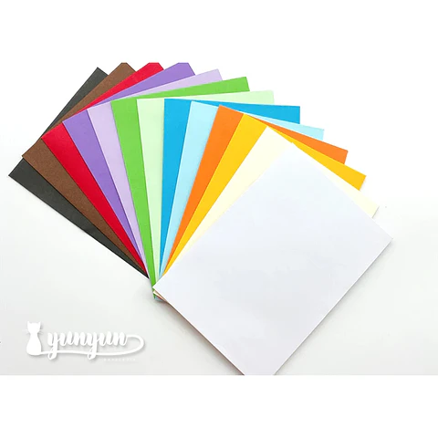 Set Sobre Colores 12,5x17cm - 3 pzas
