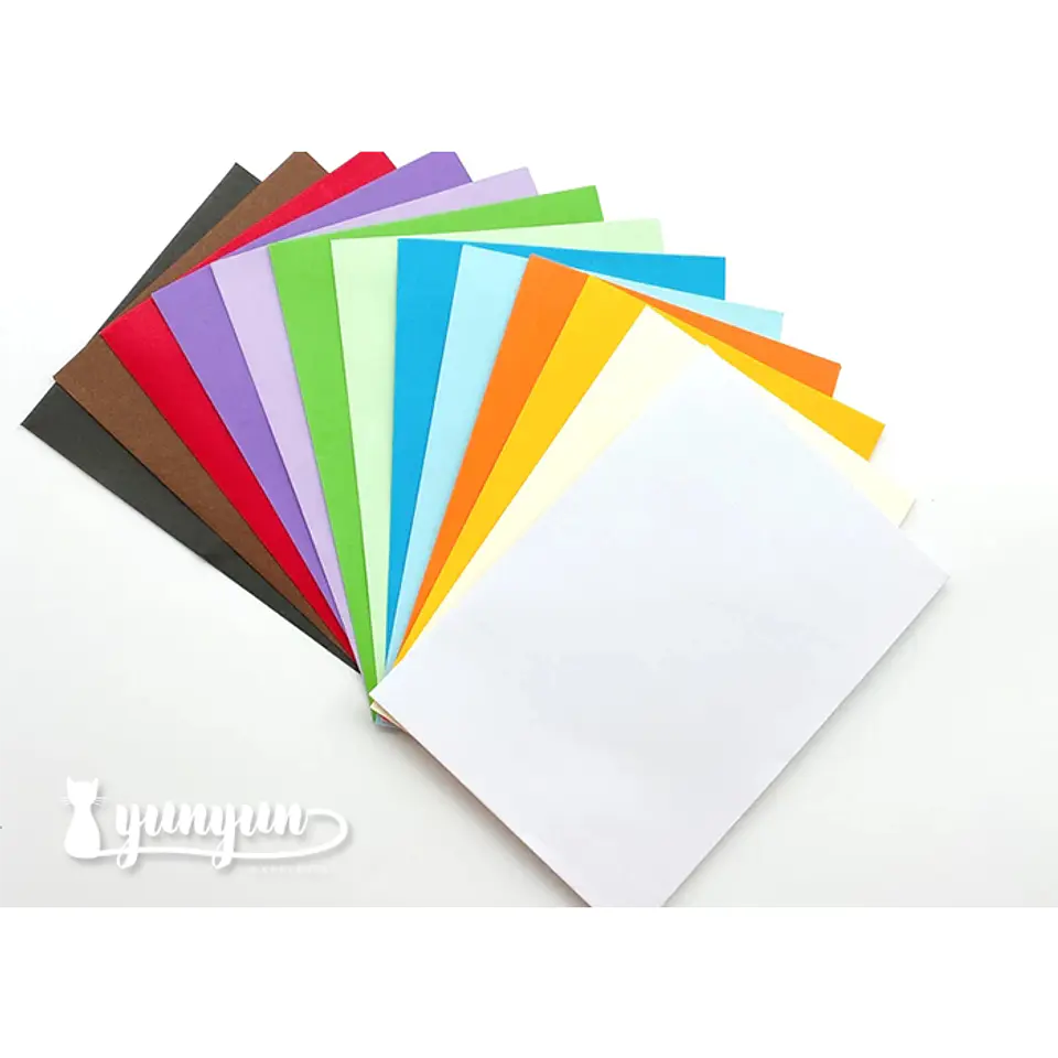 Set Sobre Colores 12,5x17cm - 3 pzas 1