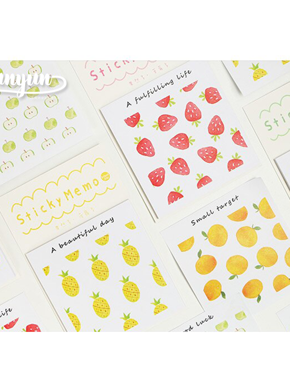 Notas Adhesivas Frutas - 30 pzas 1