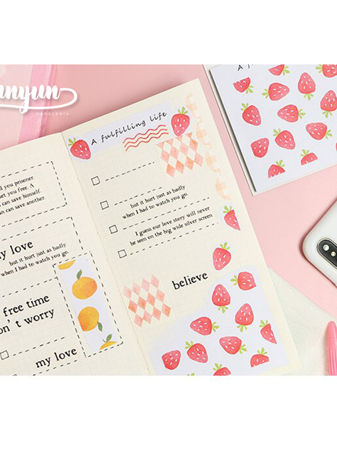 Notas Adhesivas Frutas - 30 pzas 3