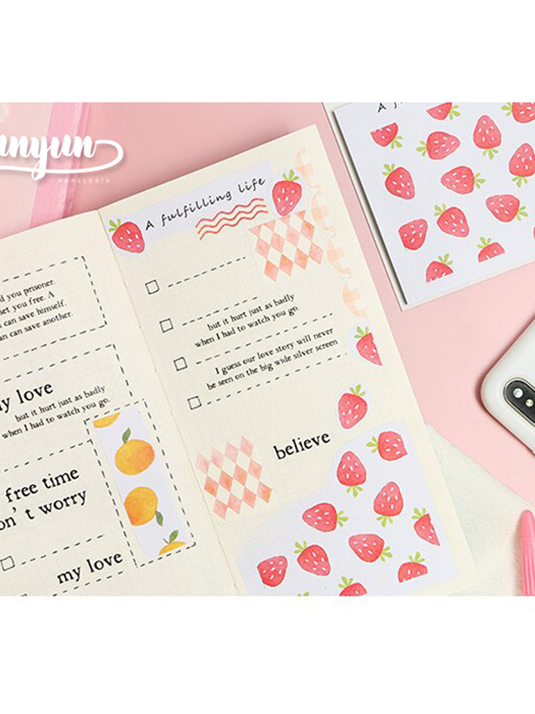 Notas Adhesivas Frutas - 30 pzas 3