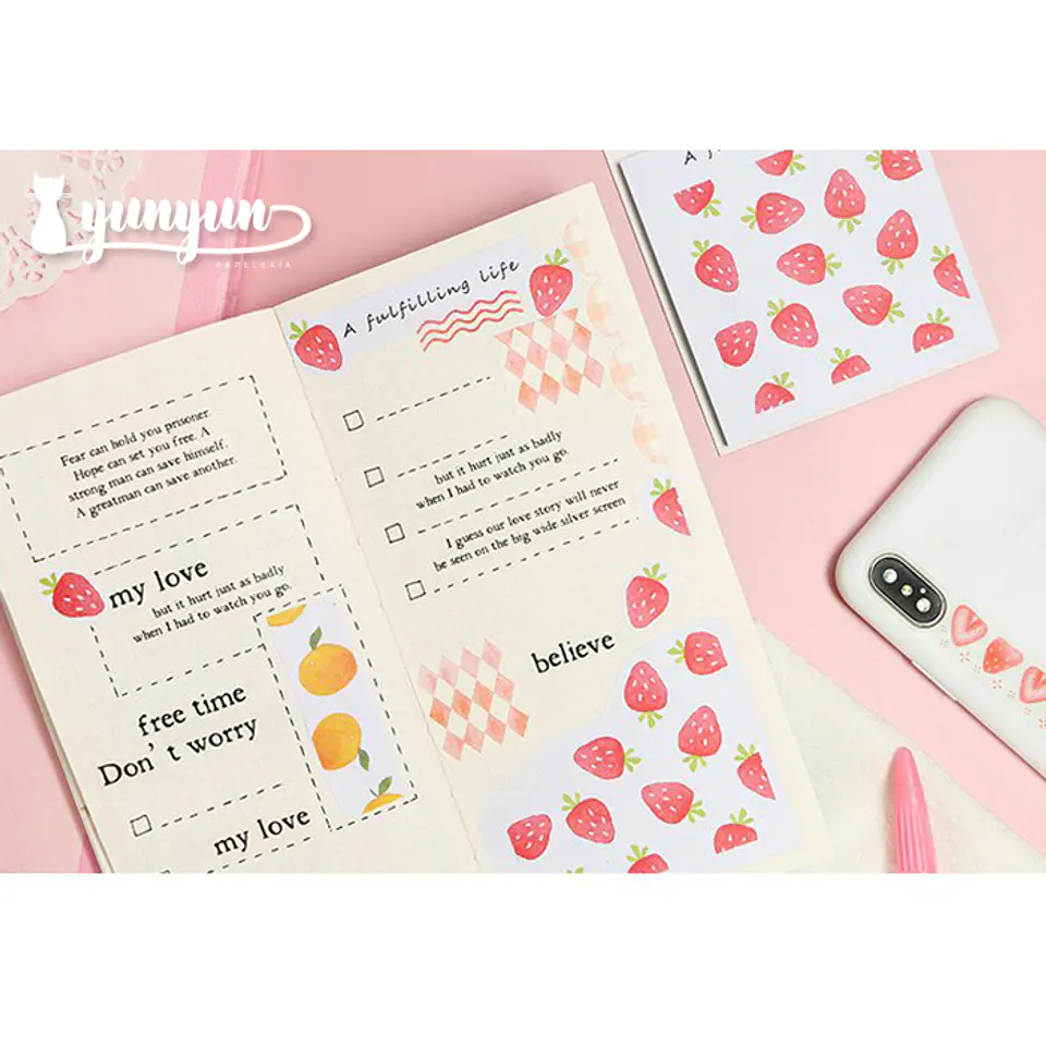 Notas Adhesivas Frutas - 30 pzas 3