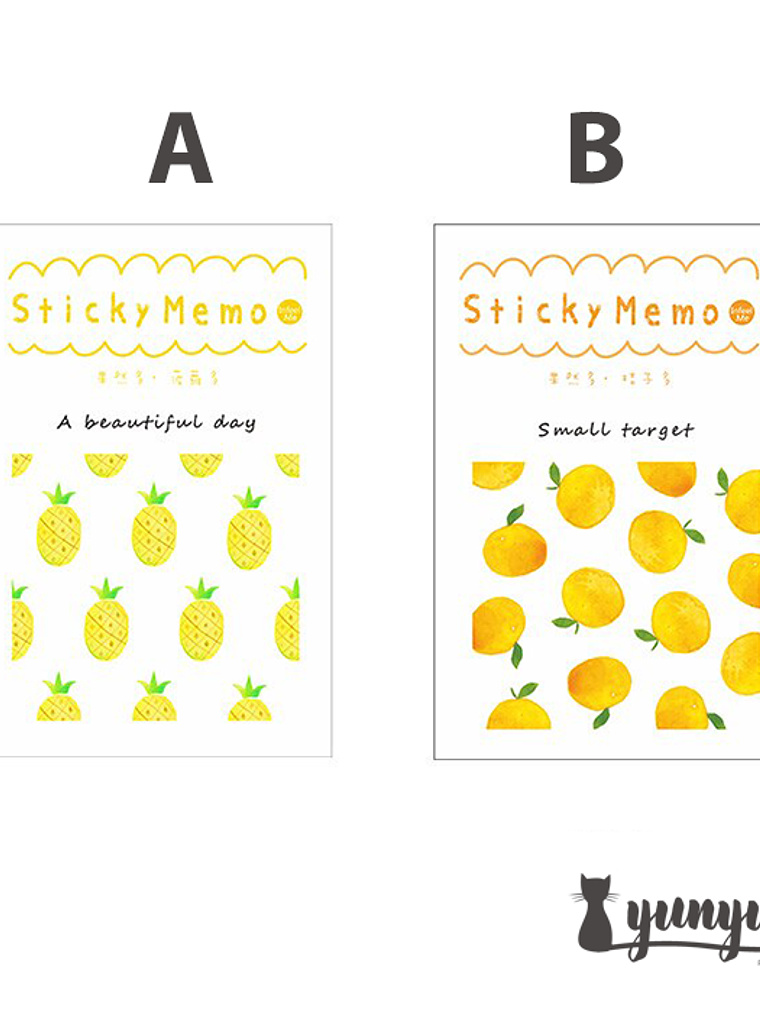 Notas Adhesivas Frutas - 30 pzas 5