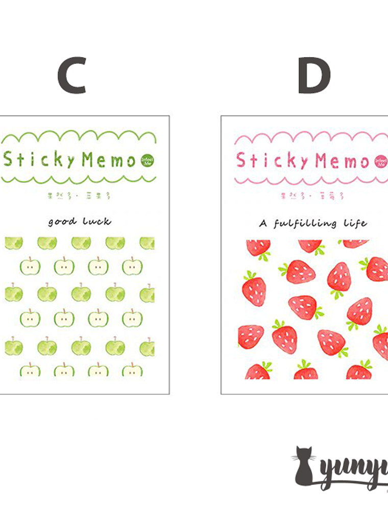 Notas Adhesivas Frutas - 30 pzas 6