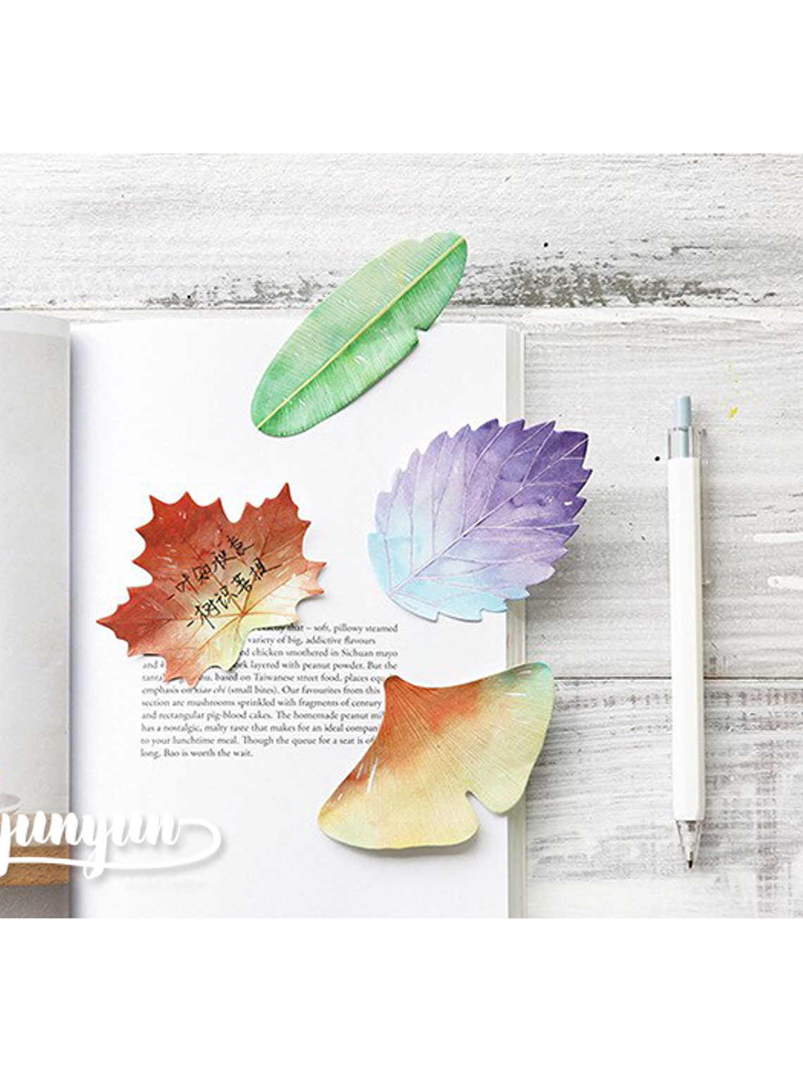 Notas Adhesivas Hojas Otoñales - 30 pzas  3