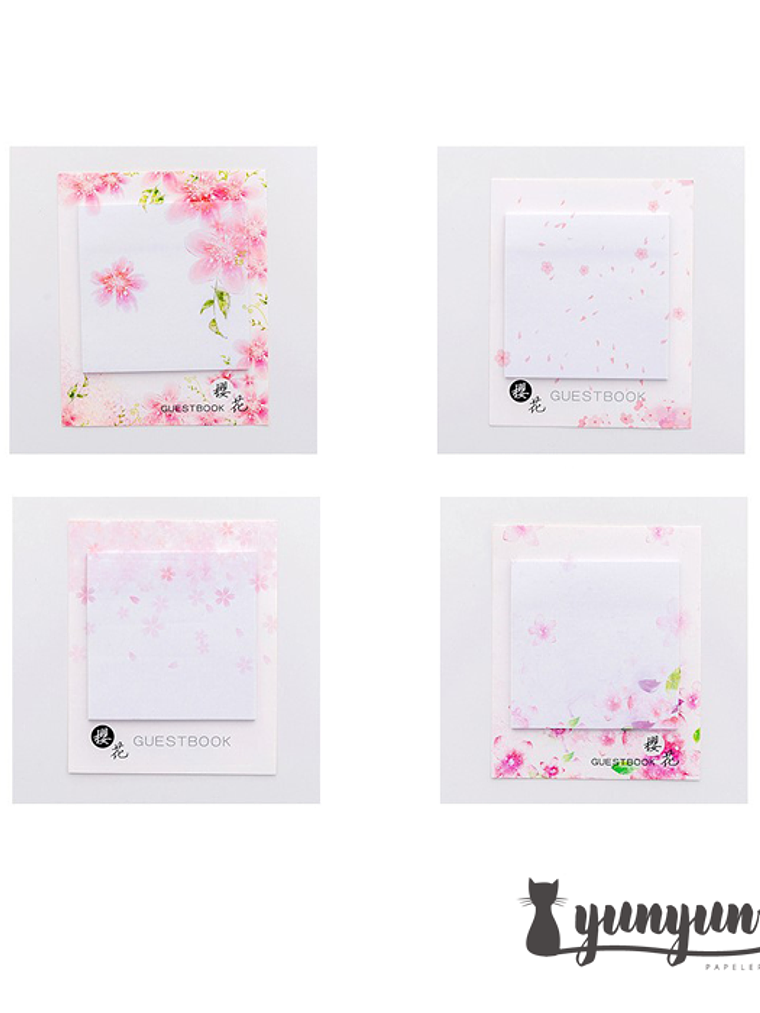 Notas Adhesivas Sakura I - 30 pzas 2