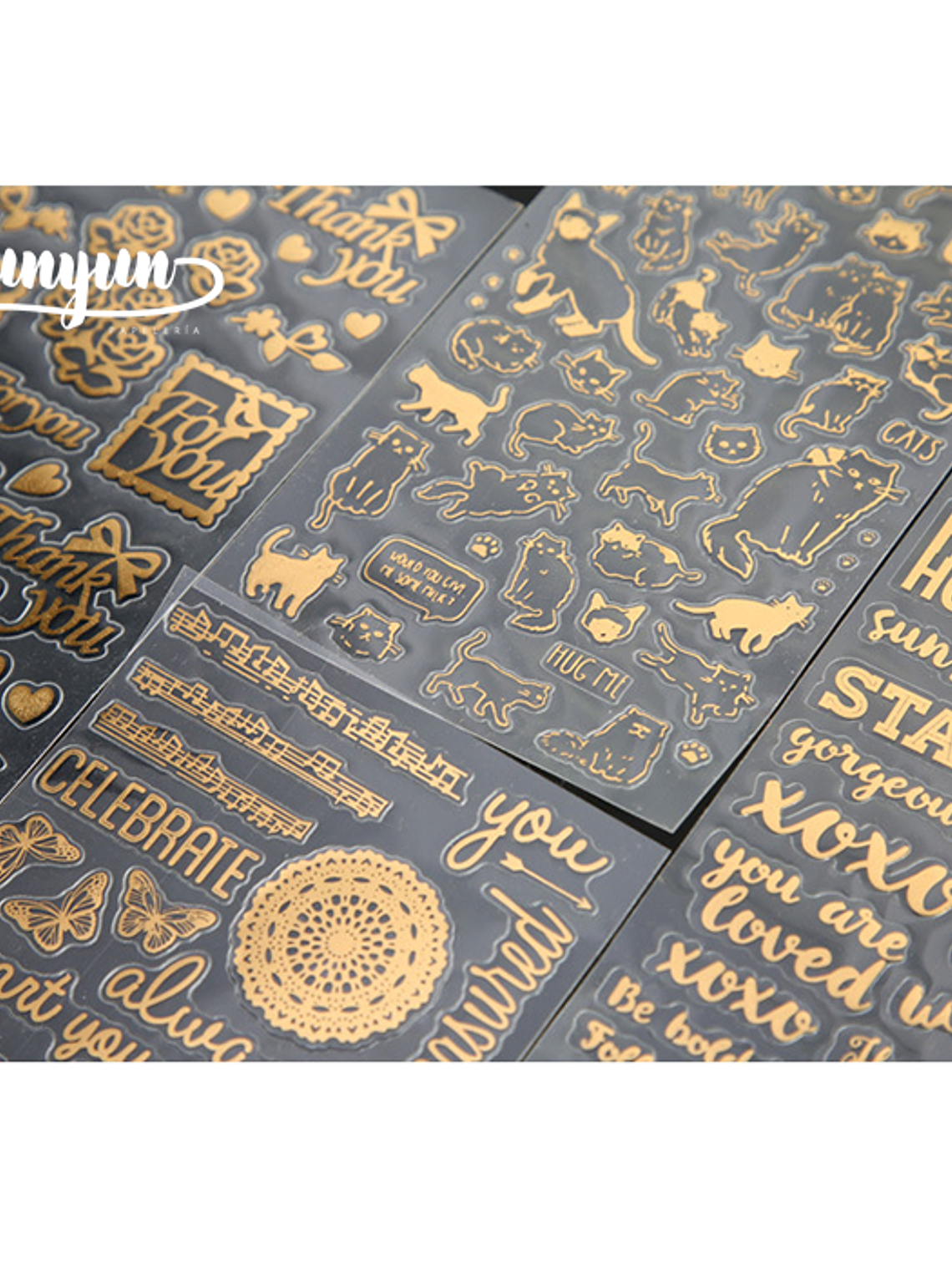 Gold Stickers - 1 lámina 1