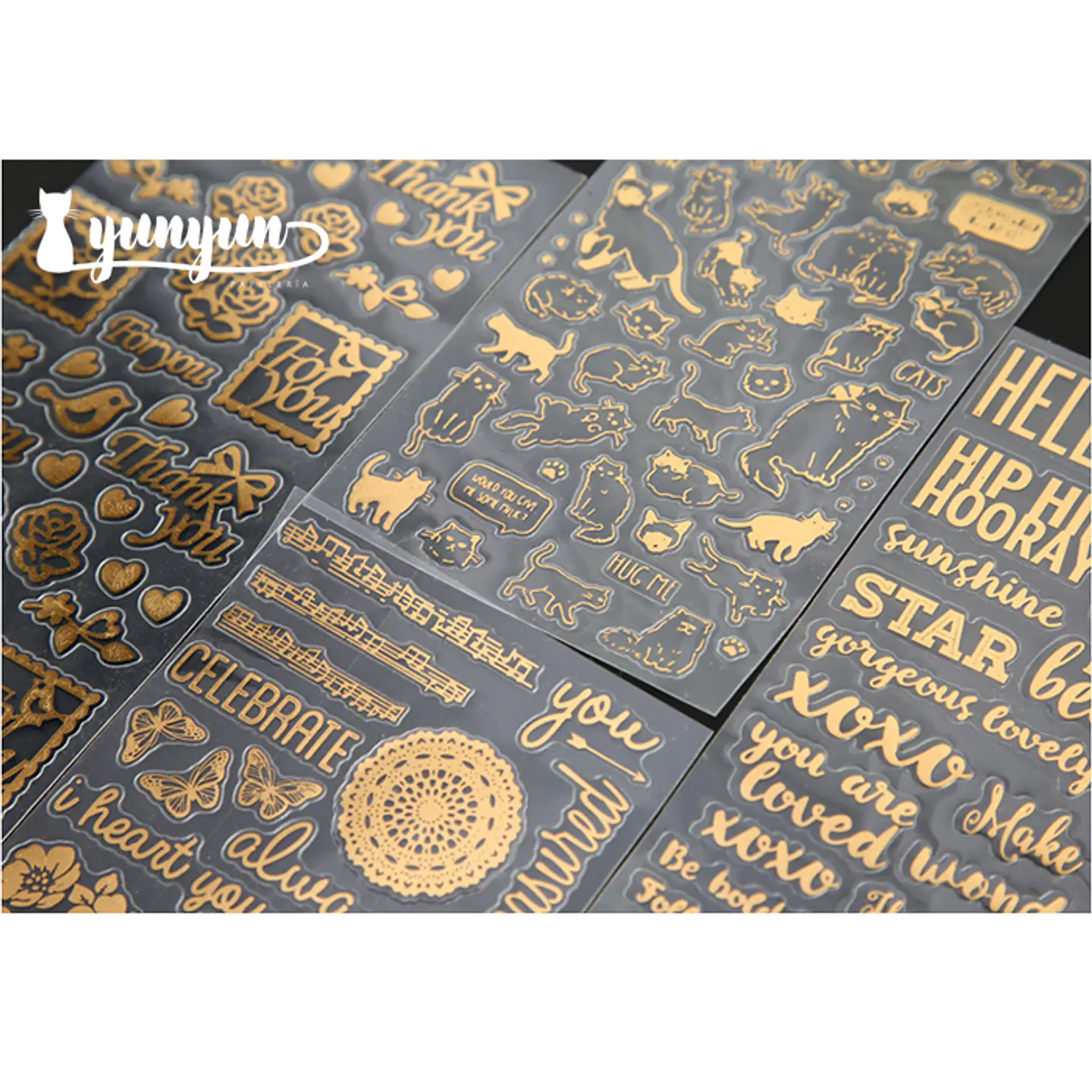 Gold Stickers - 1 lámina 1
