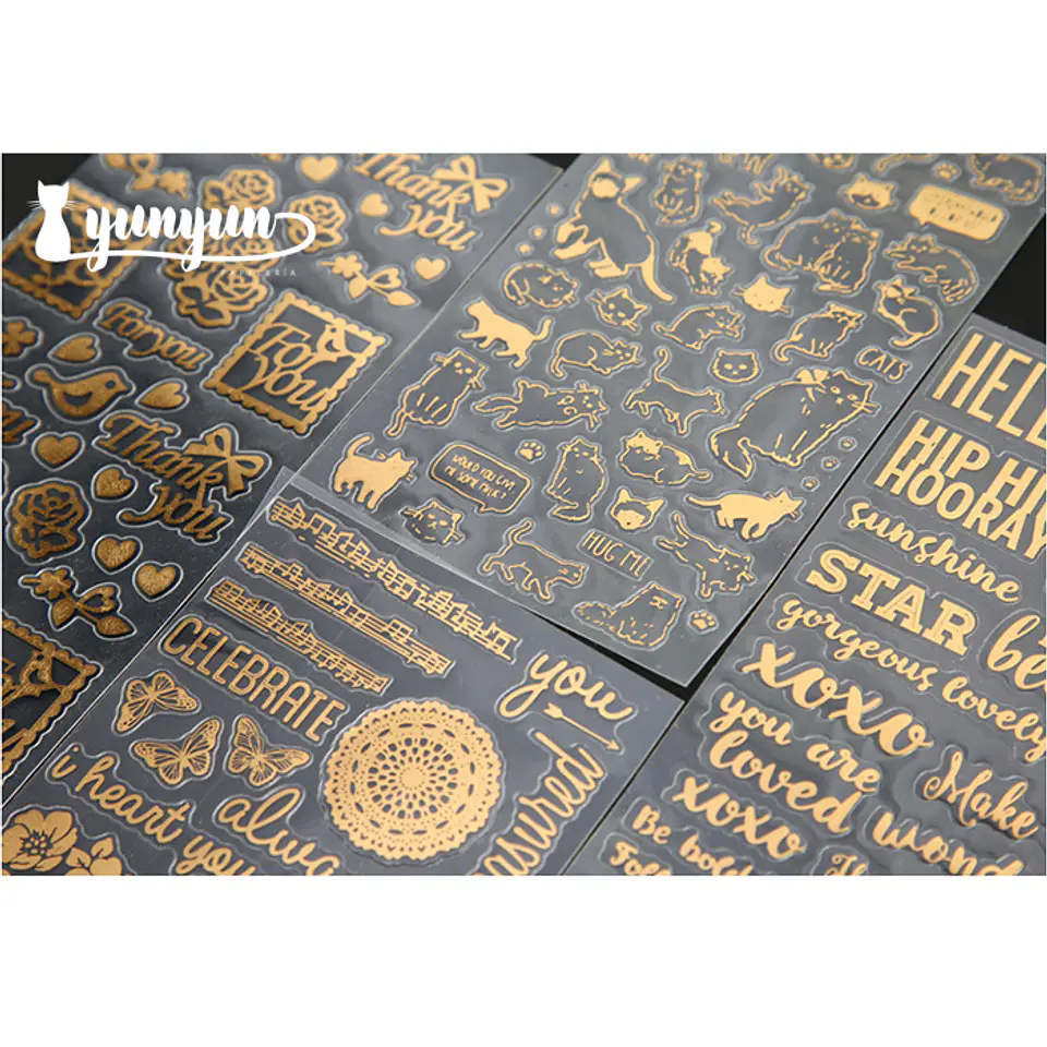 Gold Stickers - 1 lámina 1