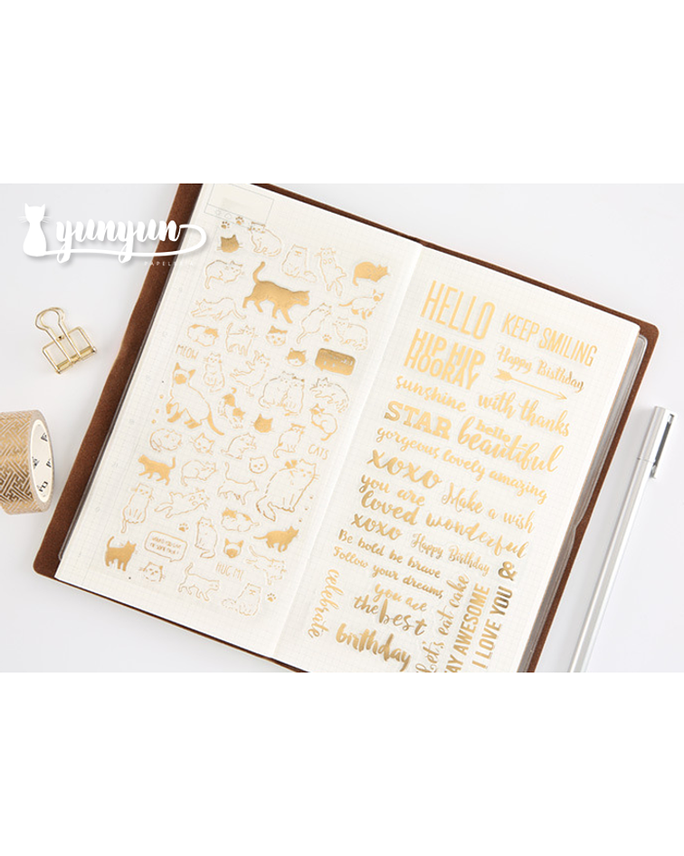 Gold Stickers - 1 lámina