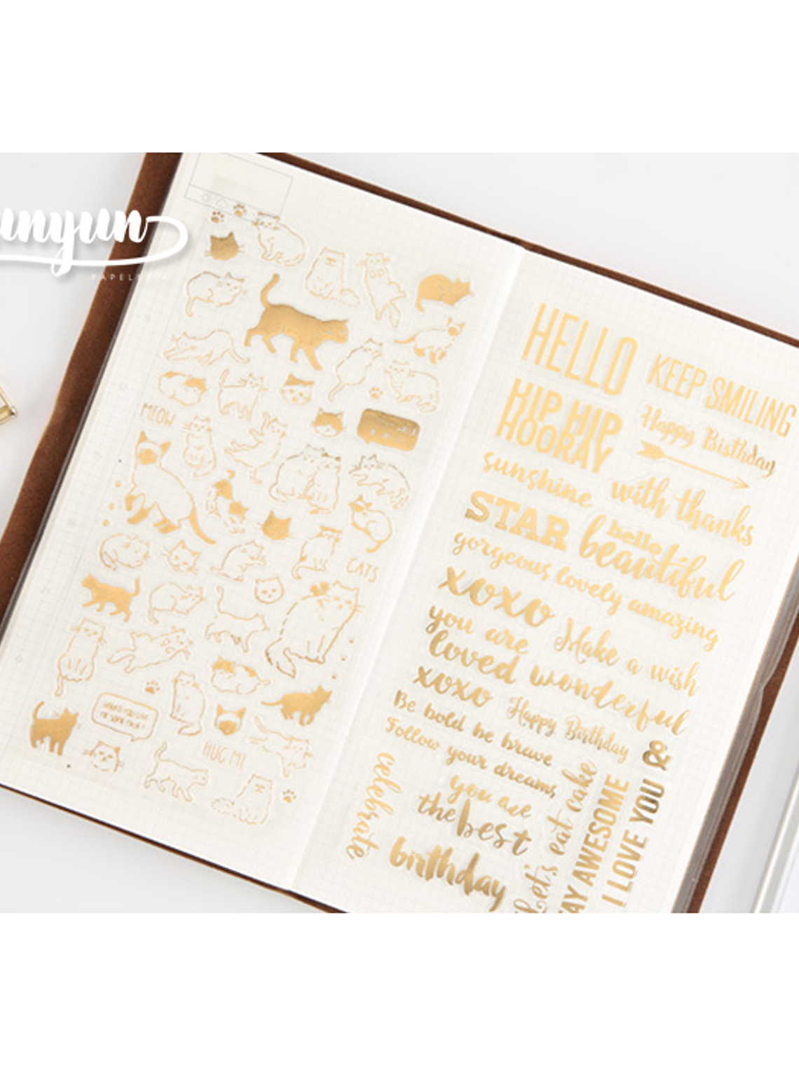 Gold Stickers - 1 lámina 2