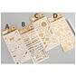 Gold Stickers - 1 lámina - Miniatura 4