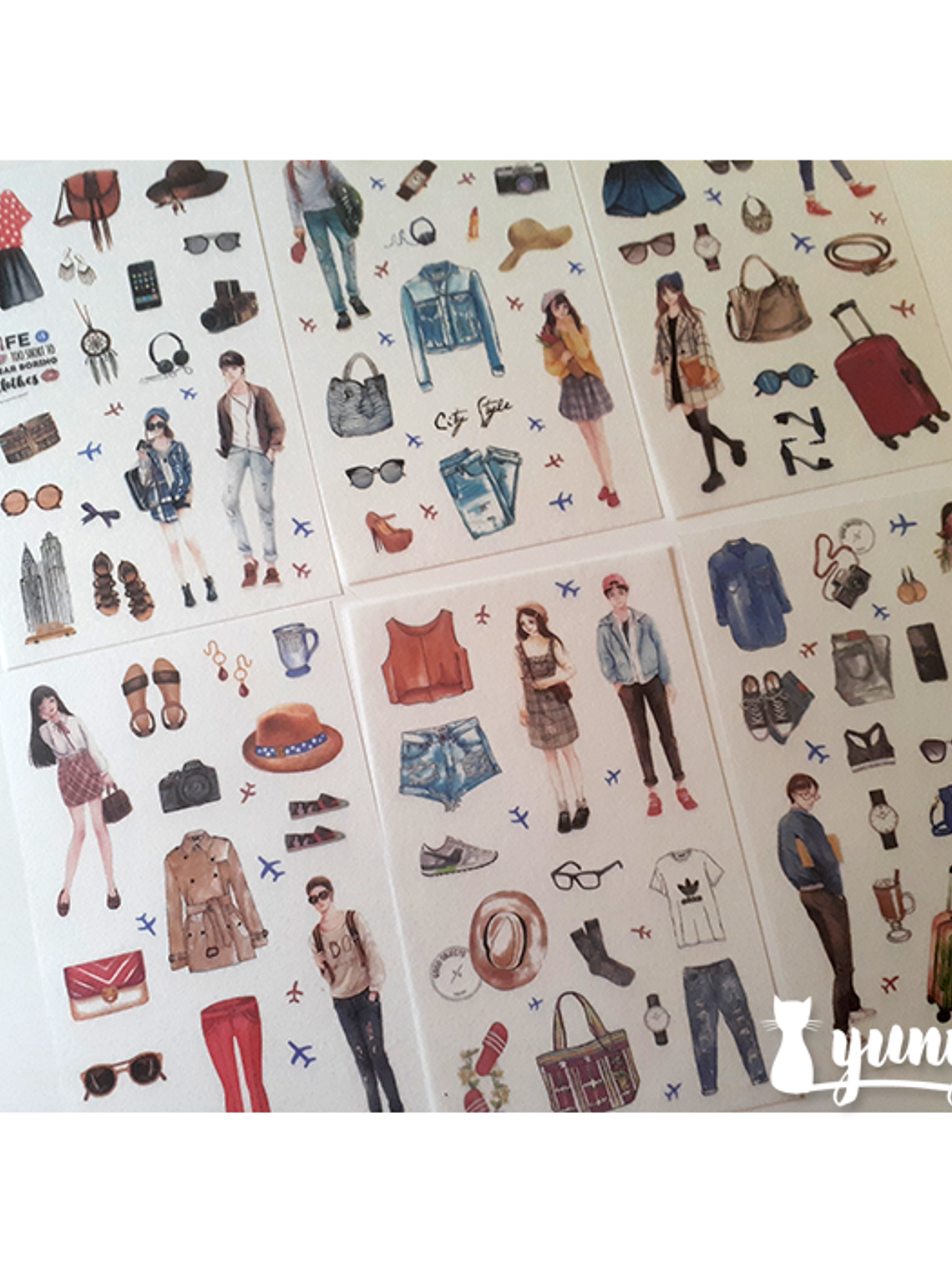 Moda & Viajes - 6 láminas 1