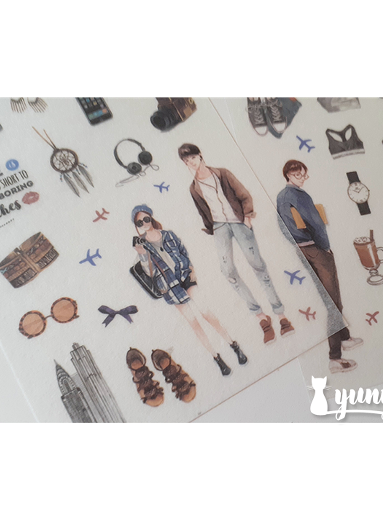 Moda & Viajes - 6 láminas 3