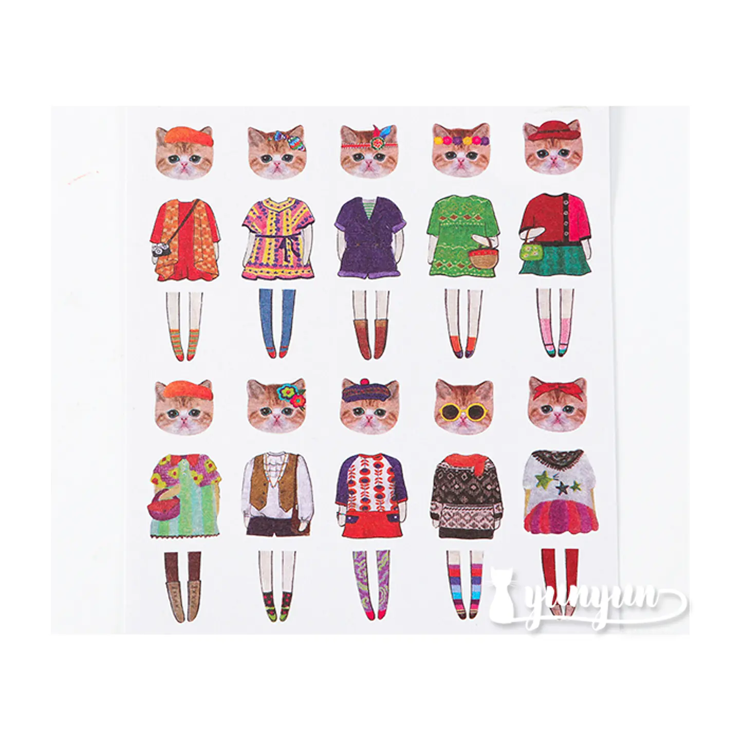 Stickers Animal Fashion - 5 láminas 6