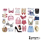 Stickers Fashion II - 3 láminas - Miniatura 2