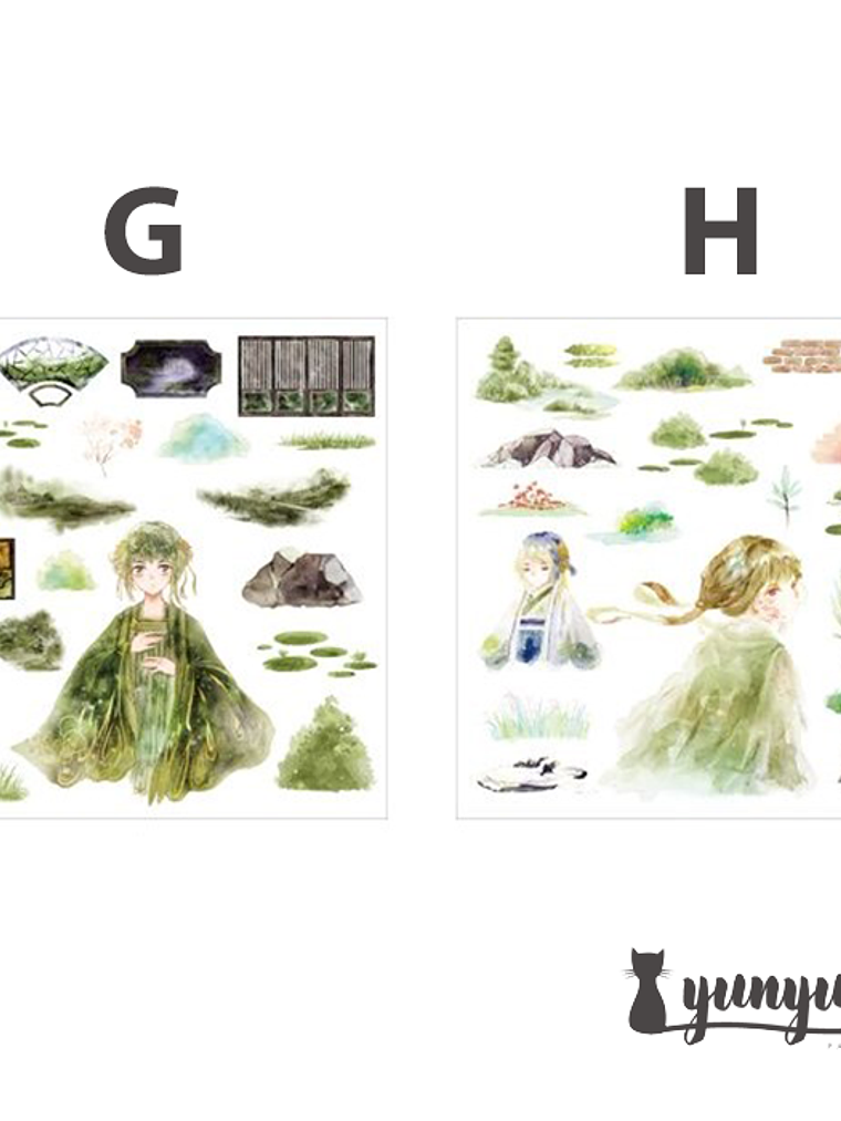 Stickers Sweet Anime - 40 pzas 10