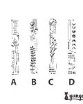 Timbres Naturaleza - 11cm